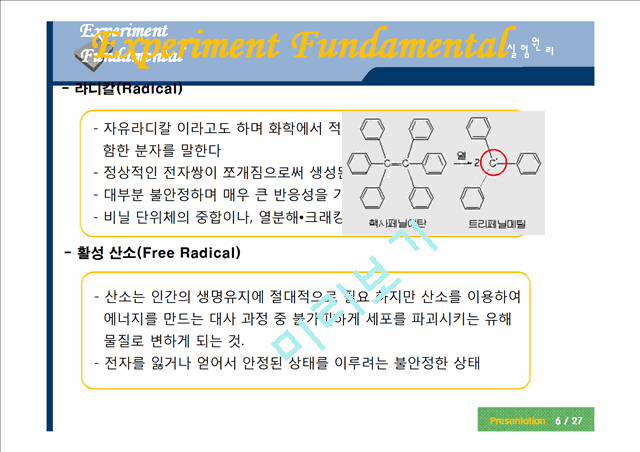 [화학공학실험] 라디칼 소거 활성 측정(DPPH).pptx